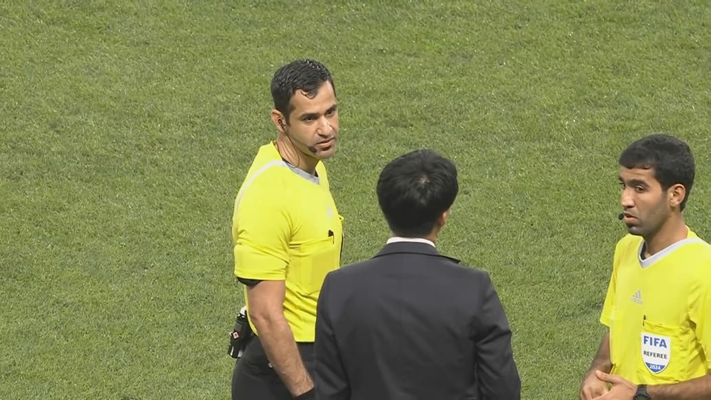  賈西姆執(zhí)法亞冠海港客戰(zhàn)神戶勝利船，此前主哨國足0-7日本
