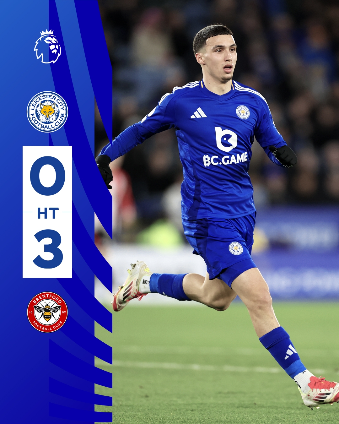 半場0-3！萊斯特若不進(jìn)球輸球，將主場6連敗0進(jìn)球創(chuàng)歷史最糟戰(zhàn)績