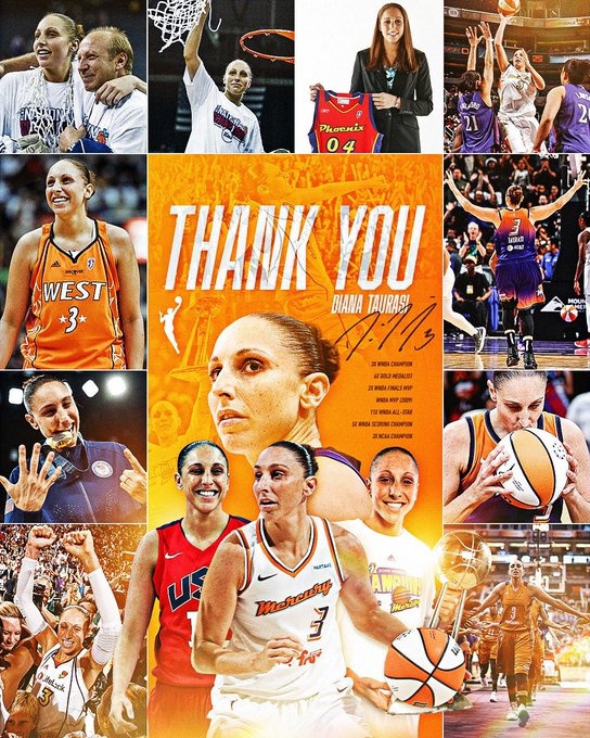  傳奇落幕！WNBA巨星陶樂西宣布退役 結(jié)束20年職業(yè)生涯