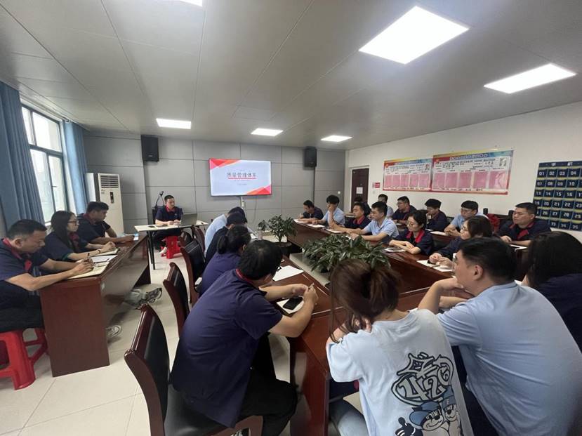建材公司開展QC管理、質(zhì)量管理知識培訓