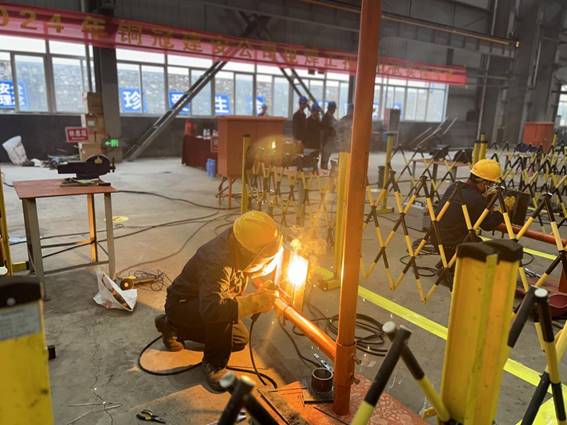 公司舉辦電焊工、電工技術(shù)比武